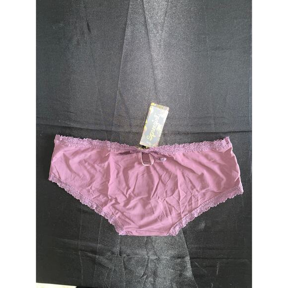 3 PAIR SEVEN TIL MIDNIGHT HIPSTER KEY HOLE PANTIES LINGERIE SIZE L NEW - Picture 7 of 10